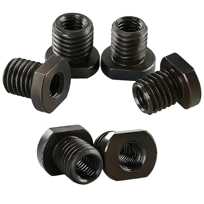 Angle Grinder Thread Conversion Adapter M10 M14 16 Nut Connecting Rod Internal to External Thread Power Tool DIY Accessories 1pc