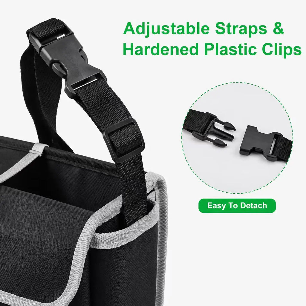 Versatile Oxford Cloth Car Trunk Storage Bag Rear Seat Back Hanging Vehicle Organizer Box for Automobile Interior
