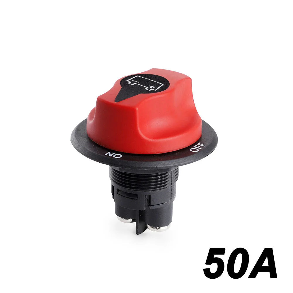 Battery Disconnect Switch Battery Master Power Cut Off Switch  DC 32V 50A 100A 200A 300A Battery Isolator Kill Switches For Car
