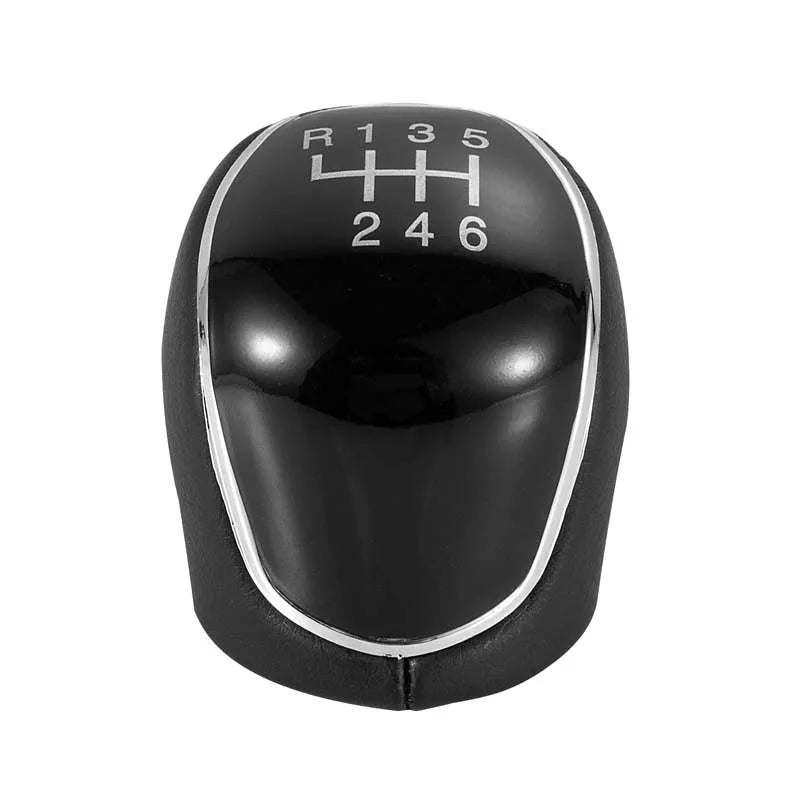 5/6 Speed Gear Shift Knob for Ford Mondeo 4 Mk4 Focus S-Max C- Max Kuga Galaxy Leather Shifter Lever Arm Headball Car Accessorie