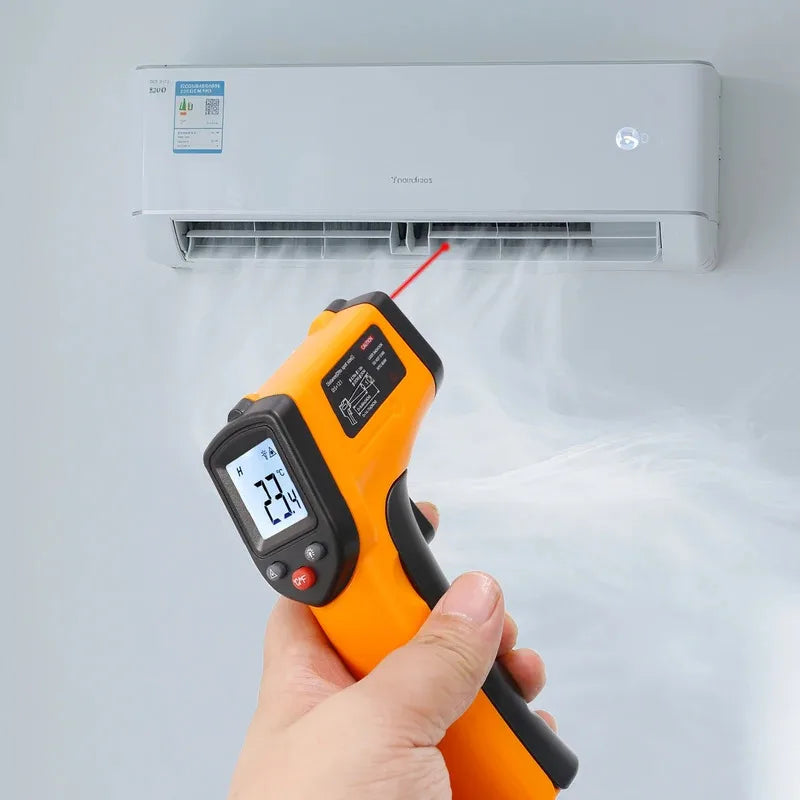 2026New Infrared Thermometer Handheld Temperature Gun Non-Contact Laser Heat Tester -50-400°C for Industrial Home Automobile Use