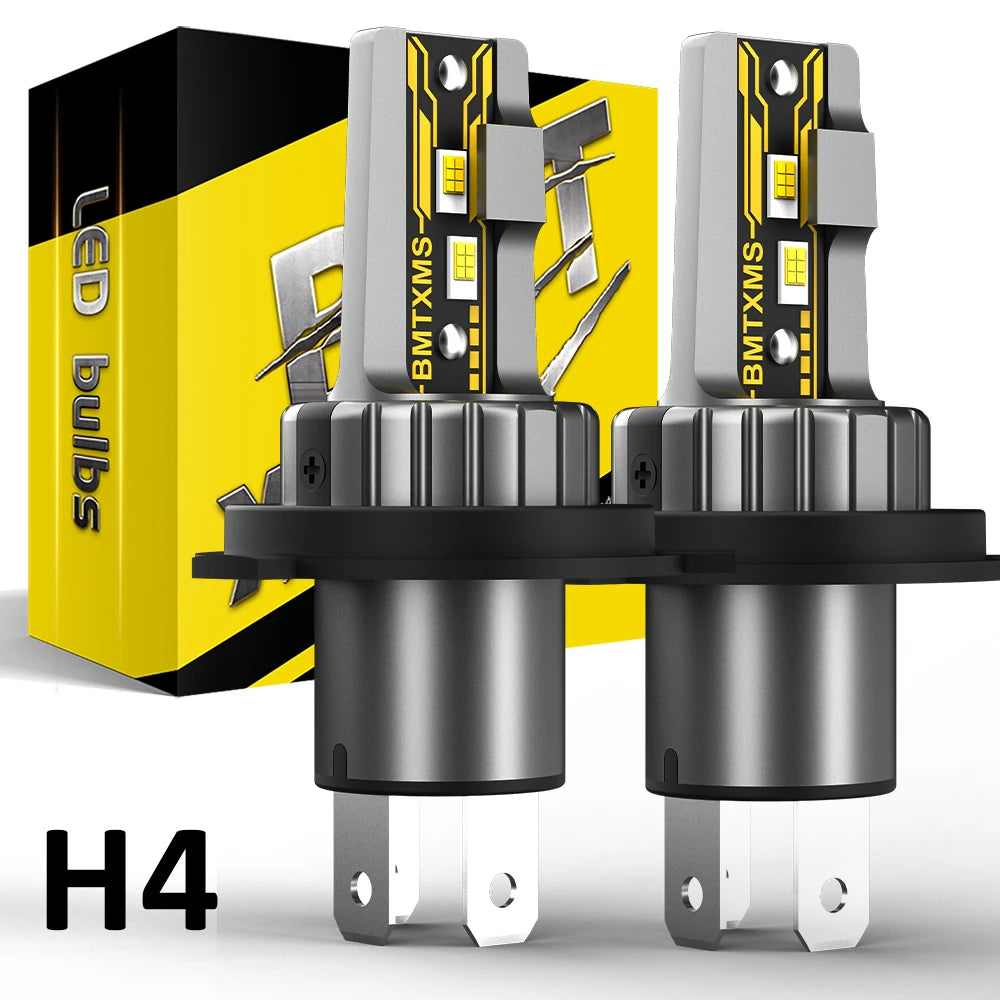 BMTxms 2PCS H4 LED Hi/Lo Headlight 12000LM H8 H11 H16JP H10 HB3 9005 HB4 9006 H27 H27W 881 880 Led Fog DRL Lights CSP Chips Bulb