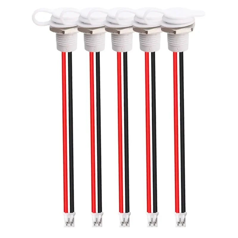 1/20pcs USB Type C Connector Type-C Waterproof with Nut Locking Plate Female TPC Waterproof High Current Fast Charging Jack Port