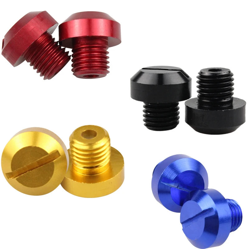 2Pcs M10 Anti-Rust Motorcycle CNC Aluminum Rear view Mirror Hole Plugs Screws Rearview Mirror Holder Motorcycle Accessories