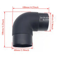 60mm Car Air Heater Ducting Pipe Air Vent Outlet L Piece Elbow Bend Pipe Exhaust Connector For Webasto Eberspaecher Diesel