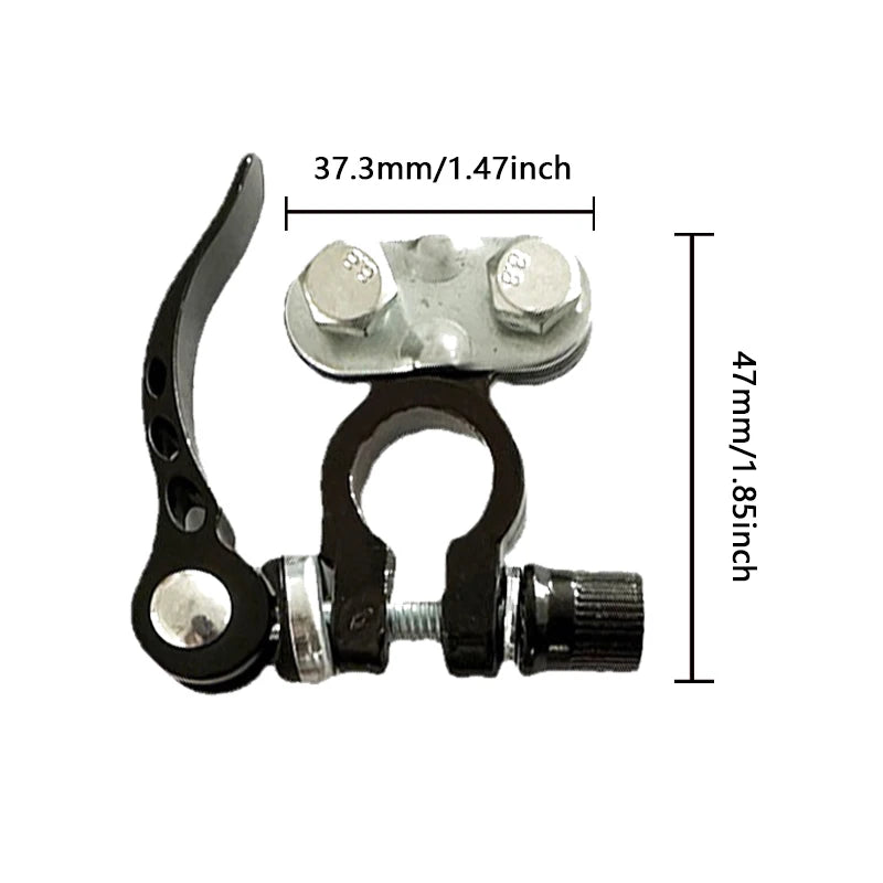 2-Pcs Aluminum Alloy Battery Terminal High Quality Auto Parts Battery Top Joint Spot Tool 12V 6V 24V Cable Post Clamp Pincers