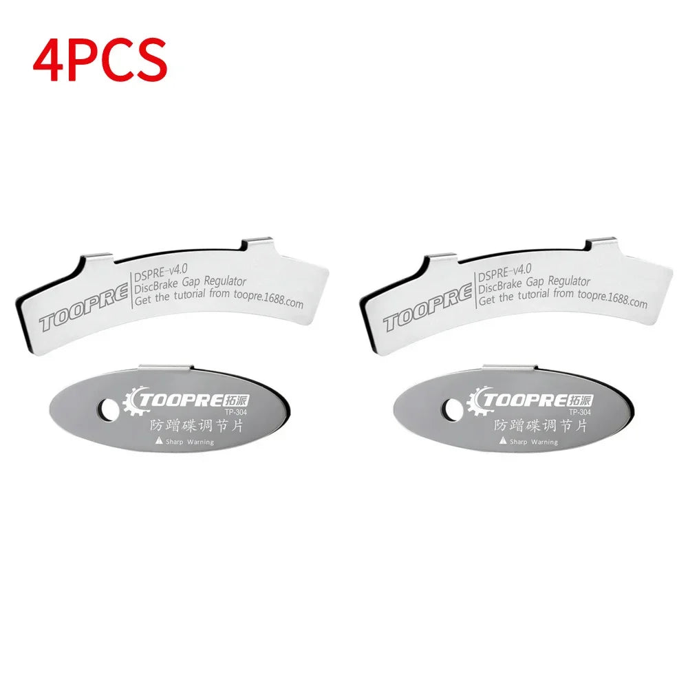 MTB Disc Brake Pads Adjusting Tool Bicycle Brake Rotor Alignment Bike Repair Kit Portable Waterproof Cycling Elements