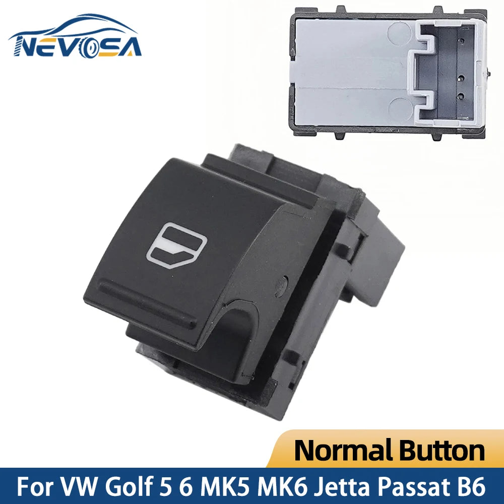5ND959857 For VW Golf 5 6 GTI MK5 MK6 Jetta Tiguan Passat B6 CC Fabio Power Master Window Switch Passenger Button 7L6959855B Red