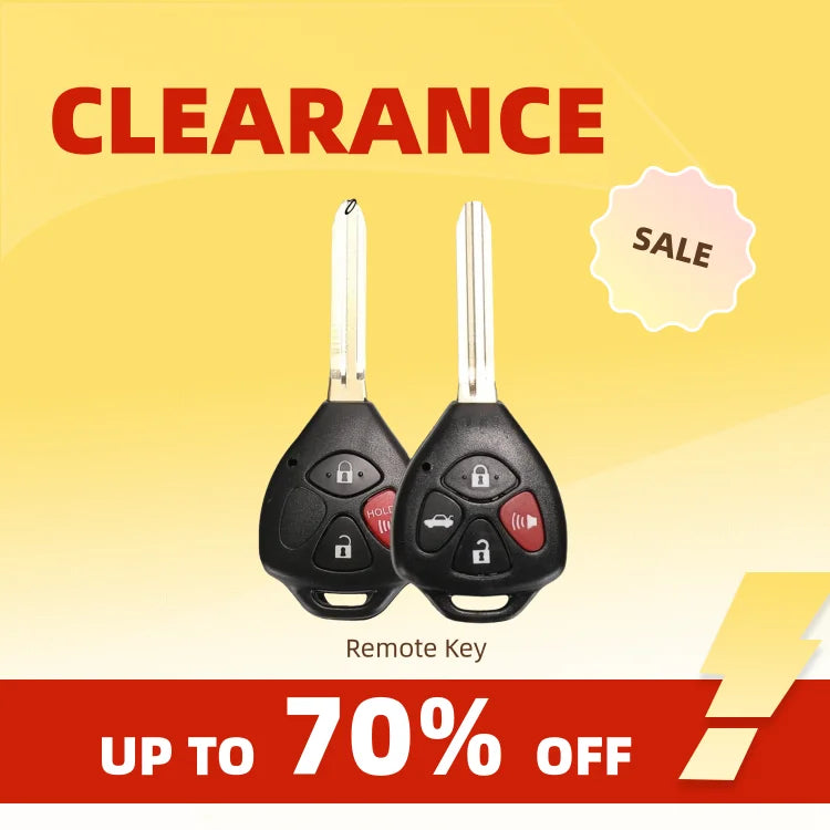 Clearance_jingyuqin HyQ12BBY 314.4 Mhz ID67 3/4 Buttons Car Remote Key for Toyota Camry Avalon Corolla Matrix RAV4 Yaris Venza t