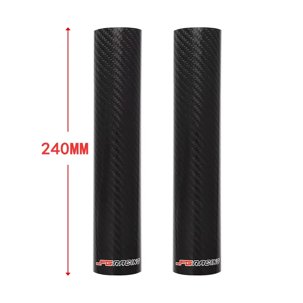 Motorcycle Carbon Fiber Front Fork Guard Wrap Cover Accessory For YAMAHA HONDA KTM EXC SX SXF XC XCF XCW 125 250 350 450 530 JFG