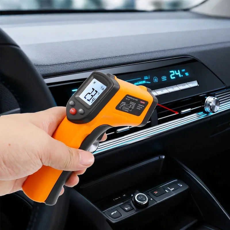 2026New Infrared Thermometer Handheld Temperature Gun Non-Contact Laser Heat Tester -50-400°C for Industrial Home Automobile Use