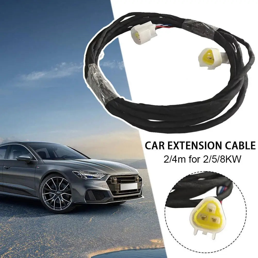 12V Diesel Heater Lcd Screen Extension Cable 5kw 2kw 8kw Diesel Heater Diesel Heater Cable 2/4M Adapter