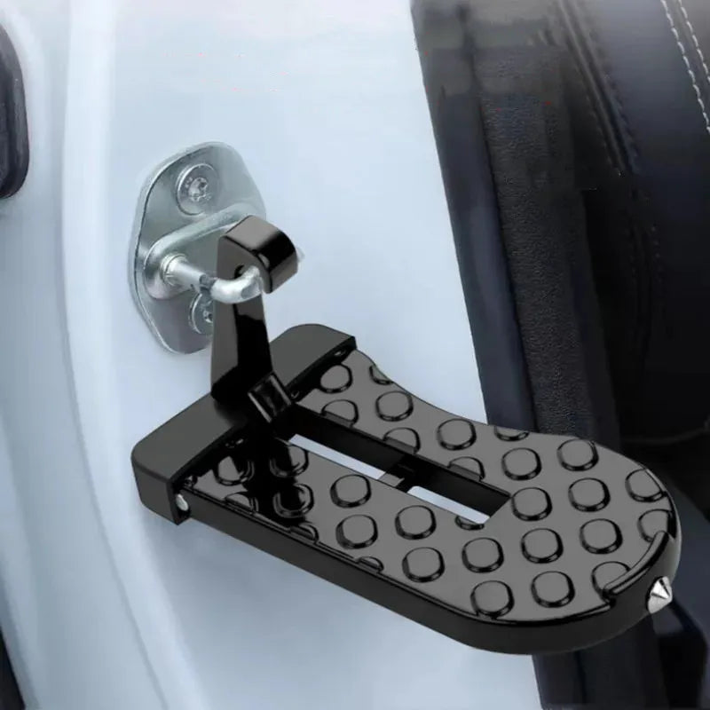 Auto Foldable Car Roof Rack Door Step Multifunction Universal Latch Hook Foot Pedal Aluminium Alloy Safety Accessories Kickstand