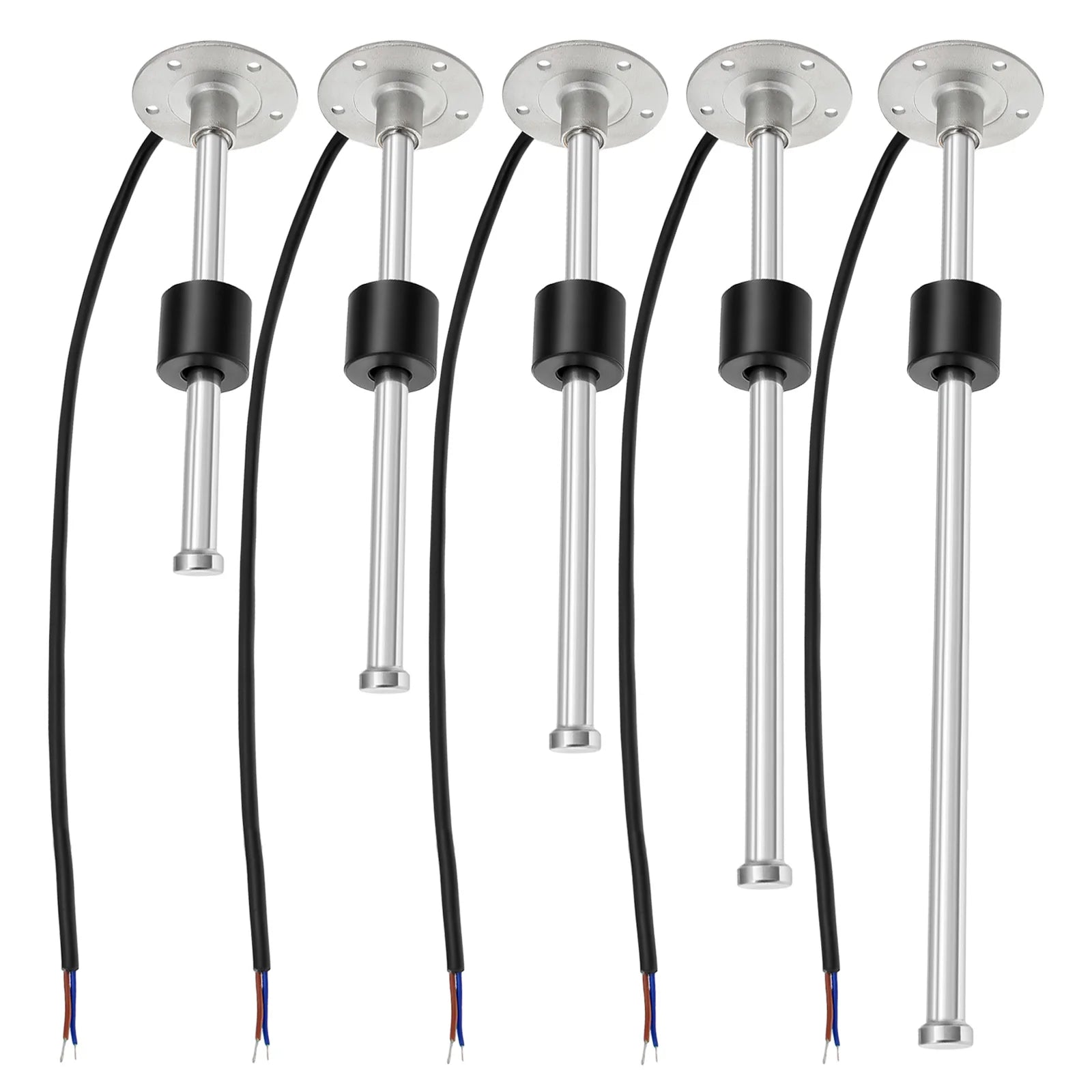 7 Color Backlight 52mm Water Level Gauge 0-190 Ohm Water Level Sensor Waterproof Water Tank Meter Indicator for Boat Car 12V 24V