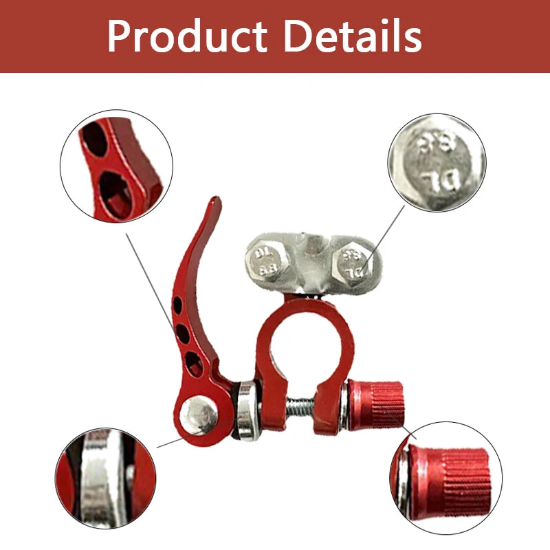 2-Pcs Aluminum Alloy Battery Terminal High Quality Auto Parts Battery Top Joint Spot Tool 12V 6V 24V Cable Post Clamp Pincers