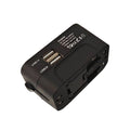 Universal AC power adapter with dual USB charging ports, universal travel plugs and sockets, EU-US AC power adapter