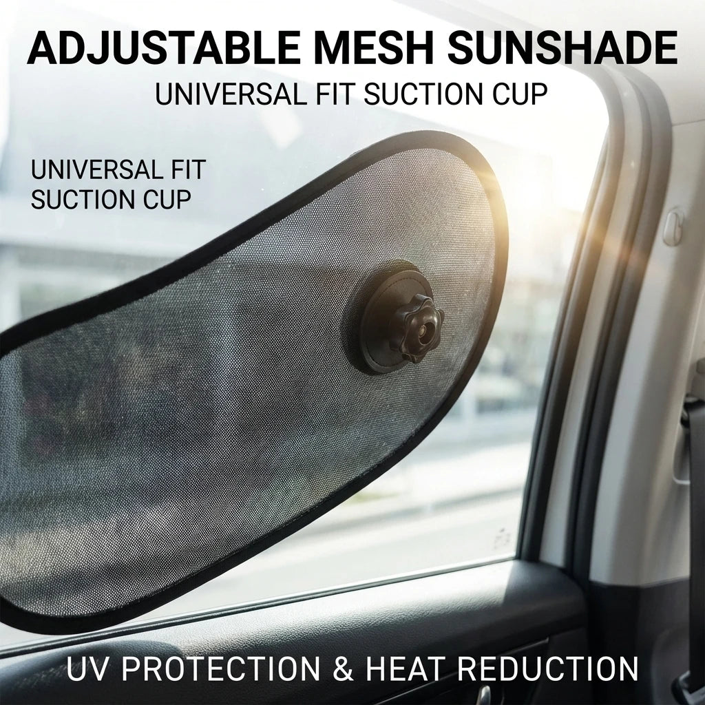 1PC Telescopic Car Side Shade Heat Insulation Sun Blocker for All Cars Non-Vision Blocking Travel/Home/Car Use Accessory