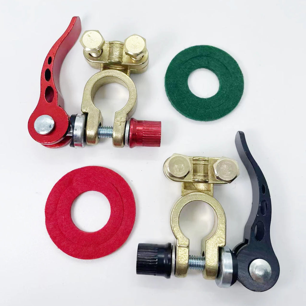 Car Cable Connector Battery Bornes Main Cable Post Clamp Terminal 12V 6V 24V UTV Tractor Truck Battery Terminal