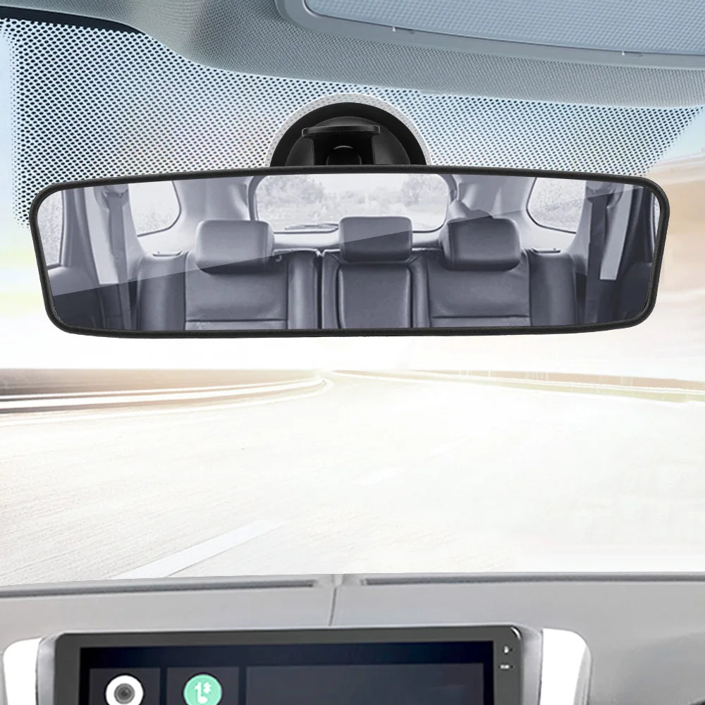 Interior Rear View Mirror 360° Rotates Car Rear Mirror Wide-angle Rearview Mirror Adjustable Suction Cup Car-styling Universal