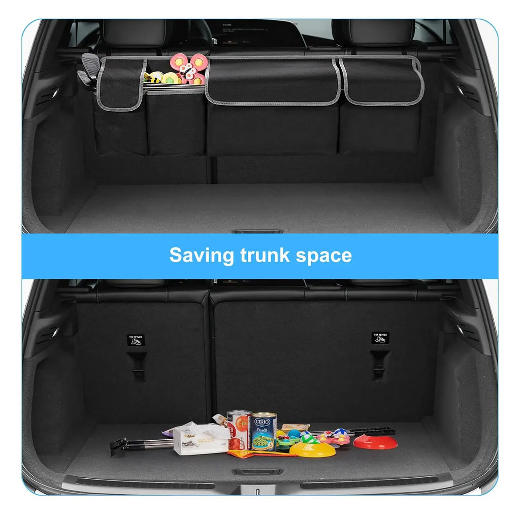 High Capacity Car Trunk Organizer Oxford Backseat Storage Bag Multi-use Automobile Interior Seat Back Organizers