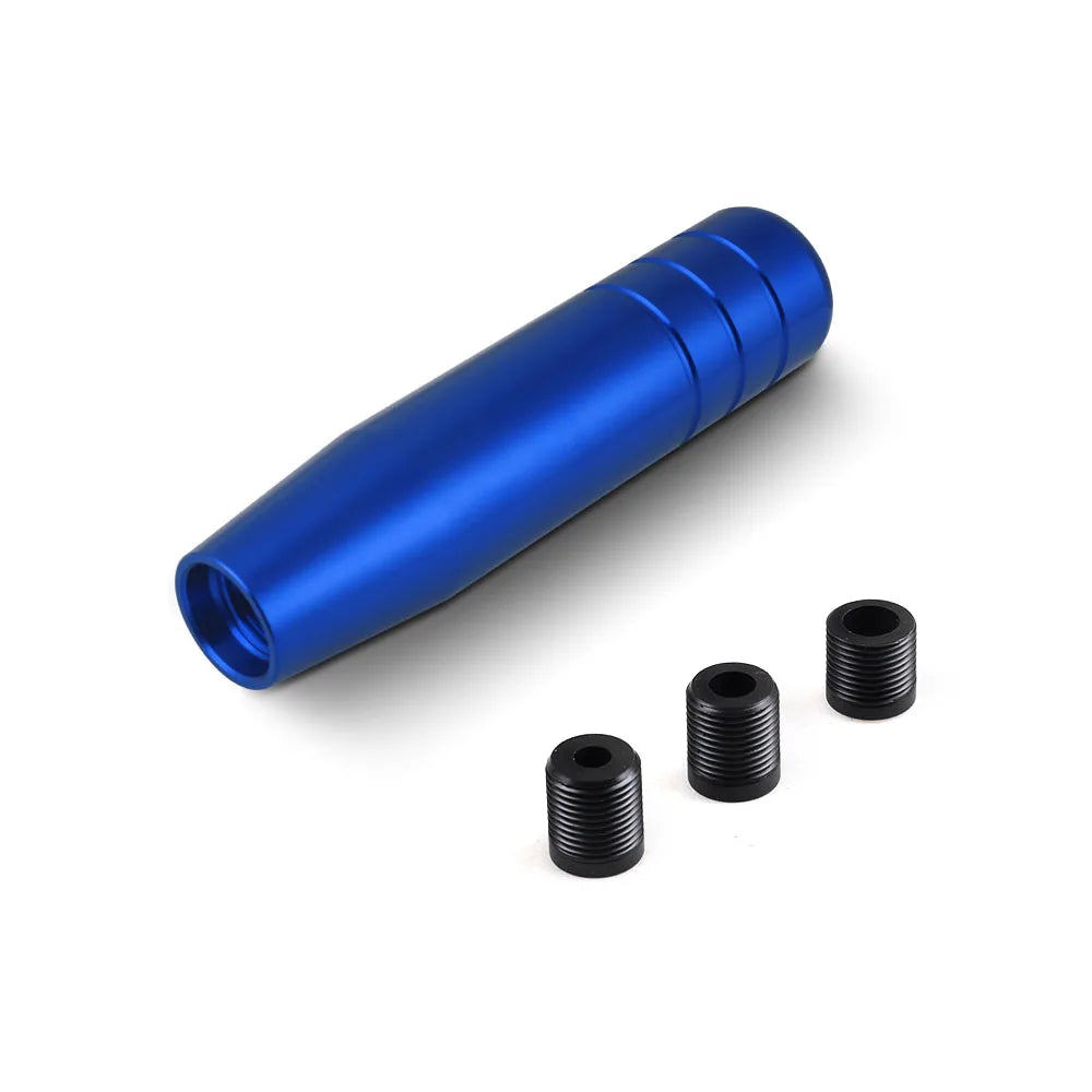 13CM Aluminum Gear Shift Knob Racing Car Universal Manual Transmission Shifter Lever Knob With three adapters