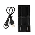 Portable 3.7V 18650 Portable 18350 26650 10440 USB Independent Li-ion Battery Charging Device 2 Slots
