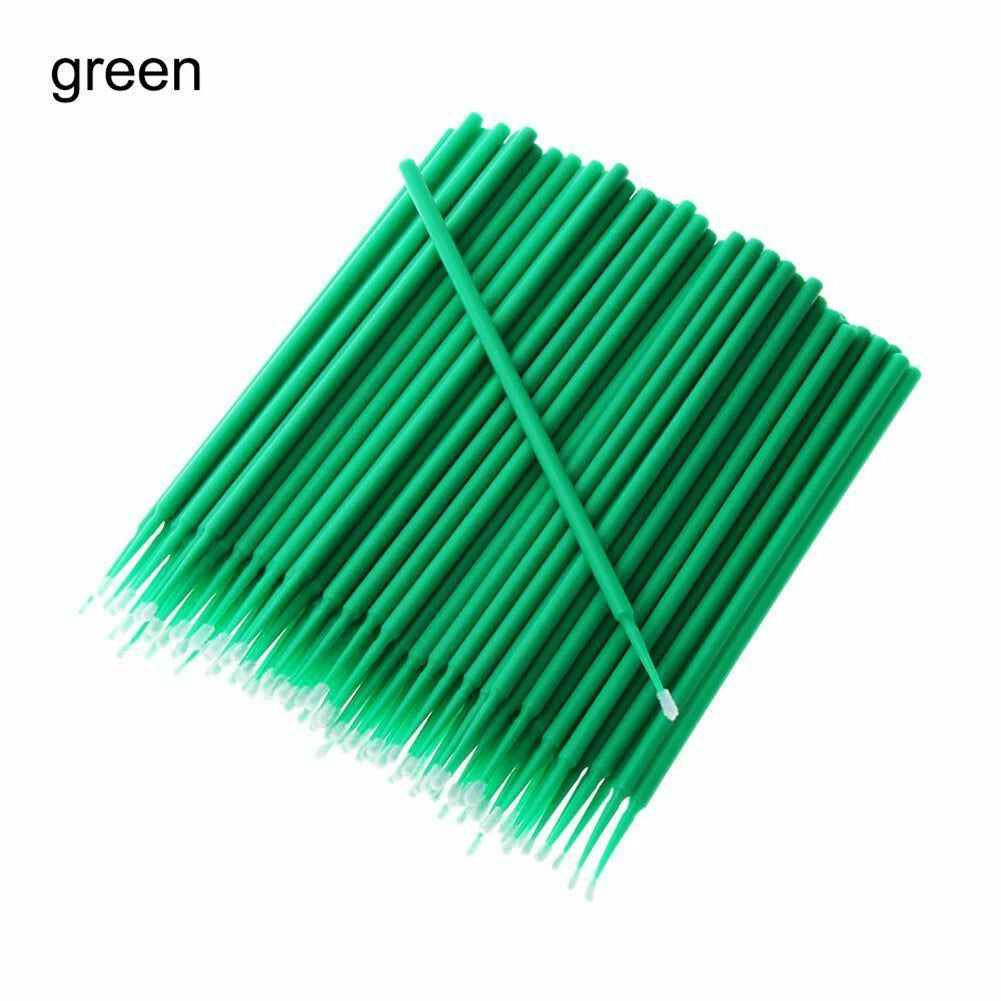 100pcs Paint Brushes Paint Touch-up Dentistry Pen Car Applicator Stick Once-only Use Automobile Pen Cleaning Stick Paint Brushes