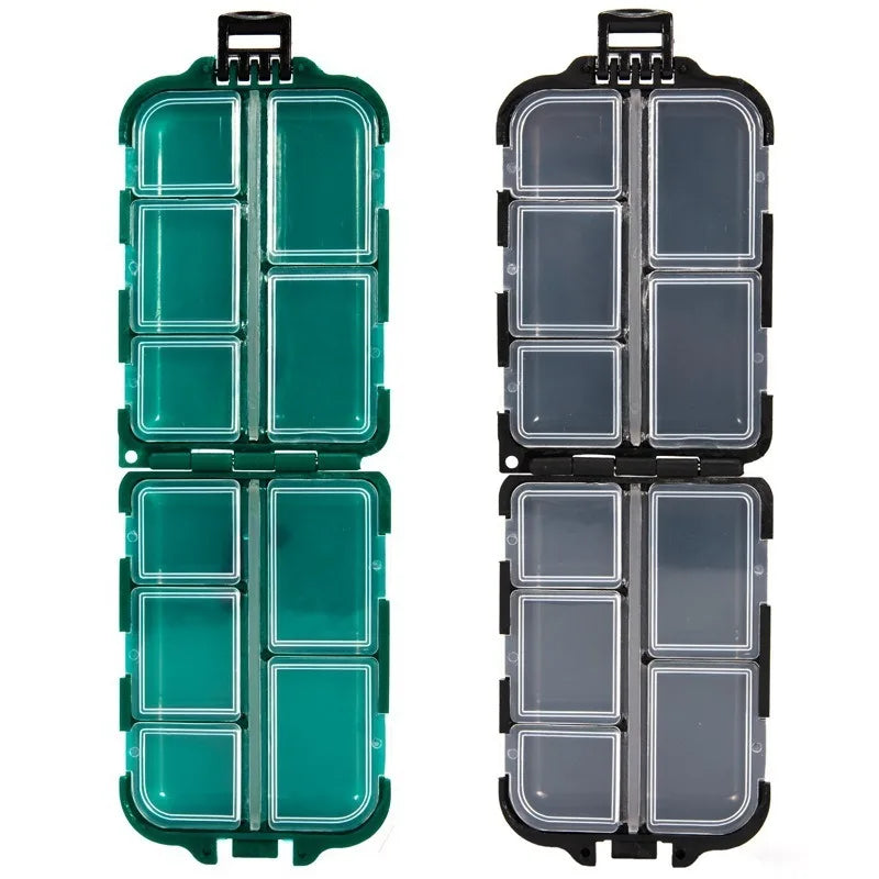 Lead Head Luia Storage Box Fishing Accessories Box Fishing Parts Hook Storage Box with Hand Rope Fishing Gear Accessories