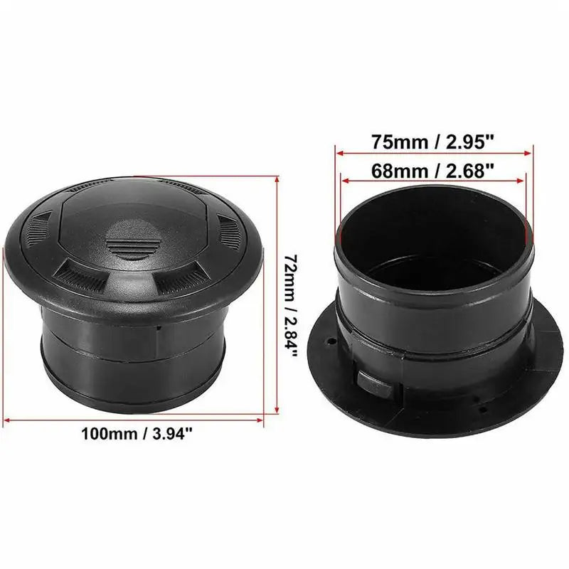 75mm Air Outlet Vent Car Dashboard Air Outlet Part For Webasto Eberspacher Heater Car Interior Accessories
