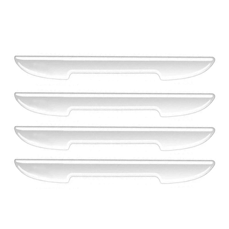 4/8pcs Car Door Protective Sticker Strip Carbon Fiber Look Anti-Collision  Protector Car Door Edg Scratch-resistant Stickers