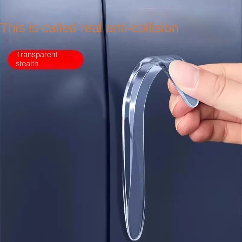 Car Door Anti-Collision Strip Invisible Universal Edge Guard Scratch Car Protector Stickers Decoration Strip Car Accessory