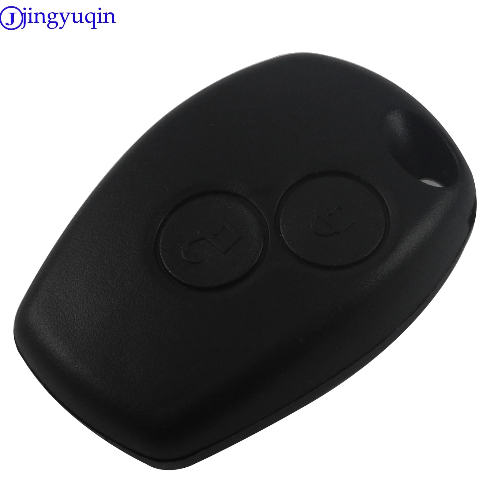 jingyuqin 2Button Uncut Blank Blade Replacement Car Key Cover Case Fob for Renault Dacia Modus Clio 3 Twingo Kangoo Key Shell