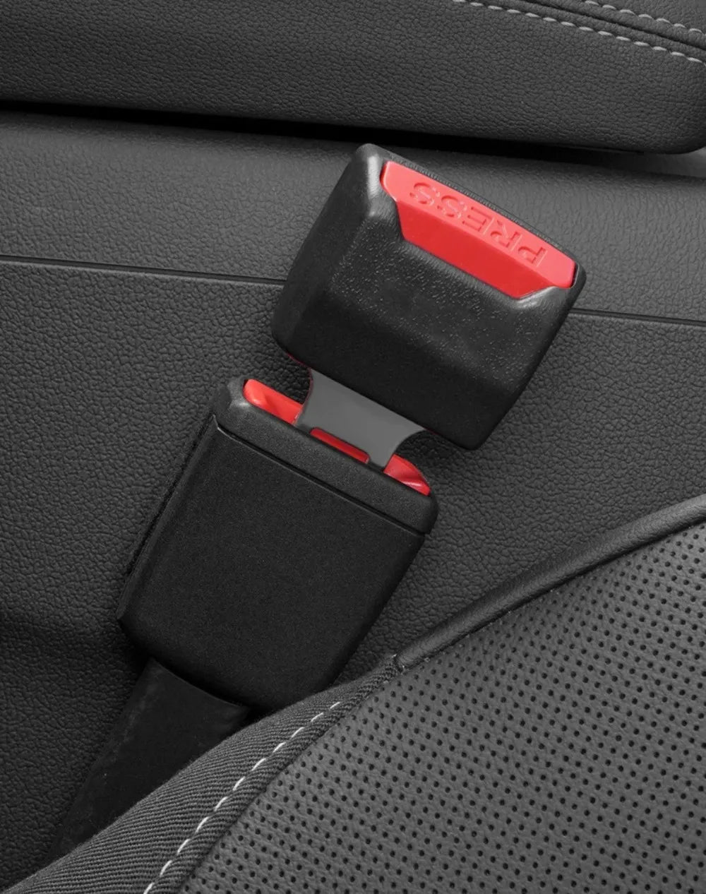 4PC Car Seat Belt Clip Extender Safety Seatbelt Lock Buckle Plug Thick Insert Socket Extender Safety Buckle Seat Belt Accessorie
