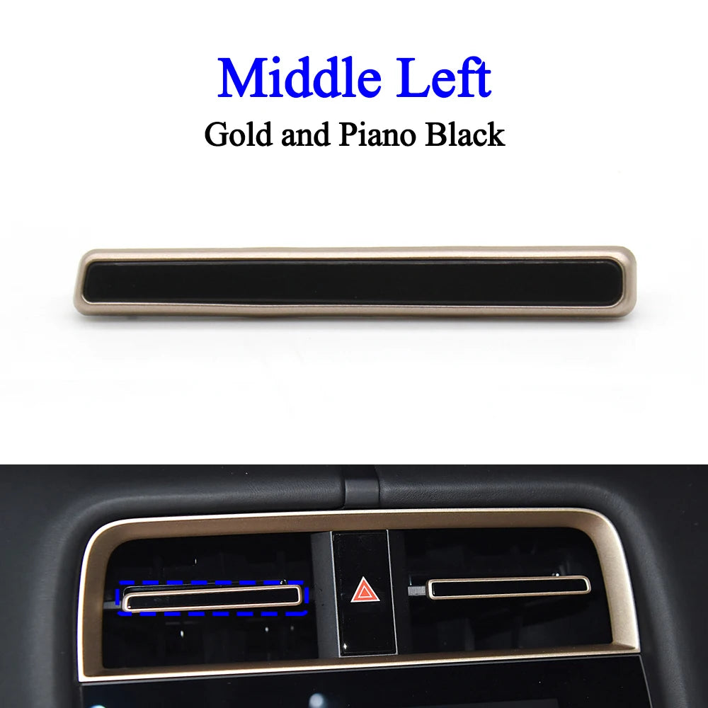 Car Accessories Front Air Ventilation Left Right Middle AC Air Vent Grille Outlet Trim Strip  For Porsche Taycan 9J1 2019-2024