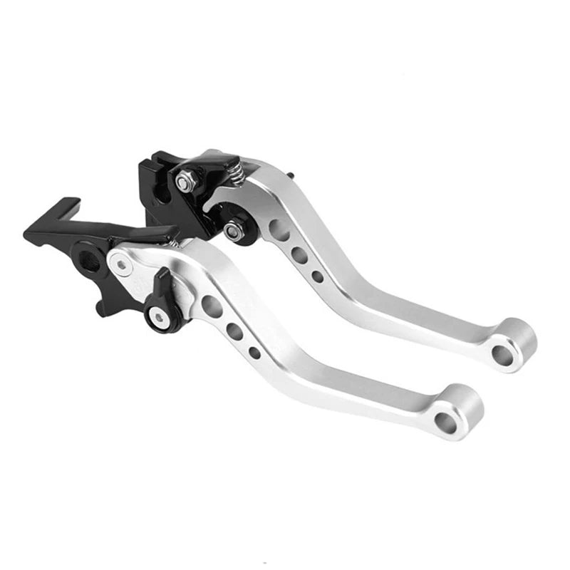 Universal Motorcycle Brake levers Motorcycle Front Disc Rear Drum Brake Accessories Modified Horn Adjustable Hand Lever GY6