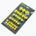30pcs 0.8cm/1cm/1.2cm/1.4cm Motorcycle Screw Set Decorative Caps Nut Covers Motorcycle Modification Accessories for Yamaha Honda