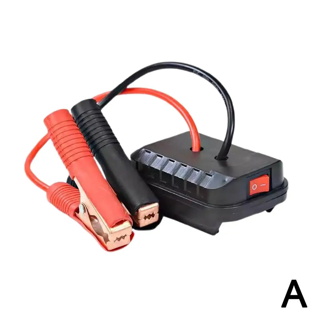 Igniter Jump Starter for Makita Lithium Battery Booster Cable Adapter Emergency Power Kit DIY Converter With Clip