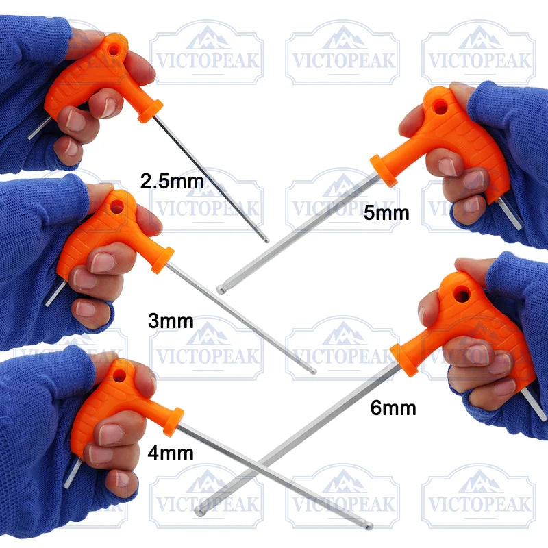 Professional Allen Wrench 1.5mm 2mm 2.5mm 3mm 4mm 5mm 6mm 8mm 10mm is available