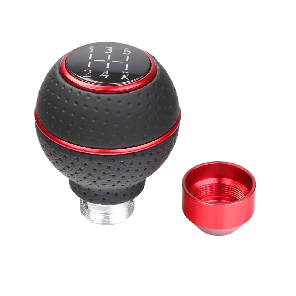 5 Speed Universal Aluminium Car Gear Shift Knob M8 M10 M11 M12 For Manual Transmission Automatic Gear level Knob Shift Lever