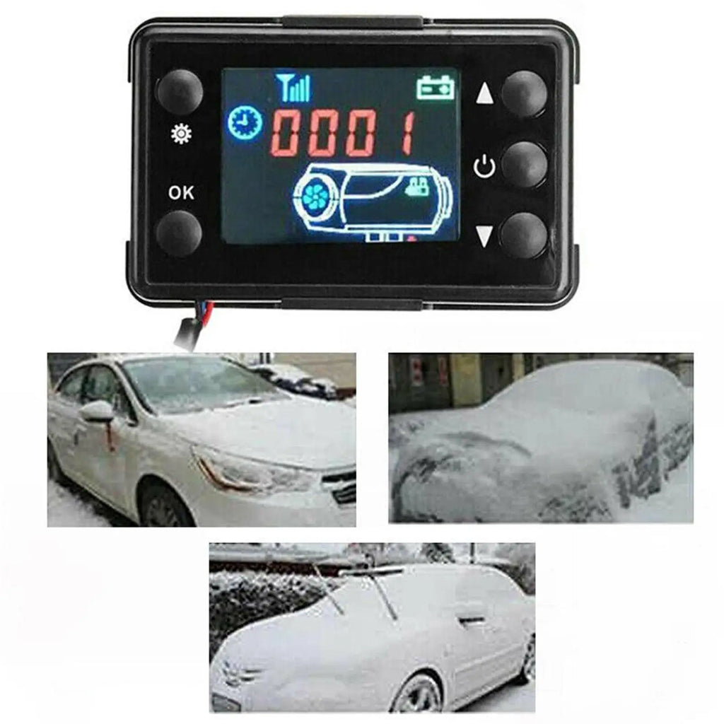 Universal Parking Heater Controller Kit 12V/24V LCD Monitor Switch+Remote Control Car Air Parking Heater Accessories