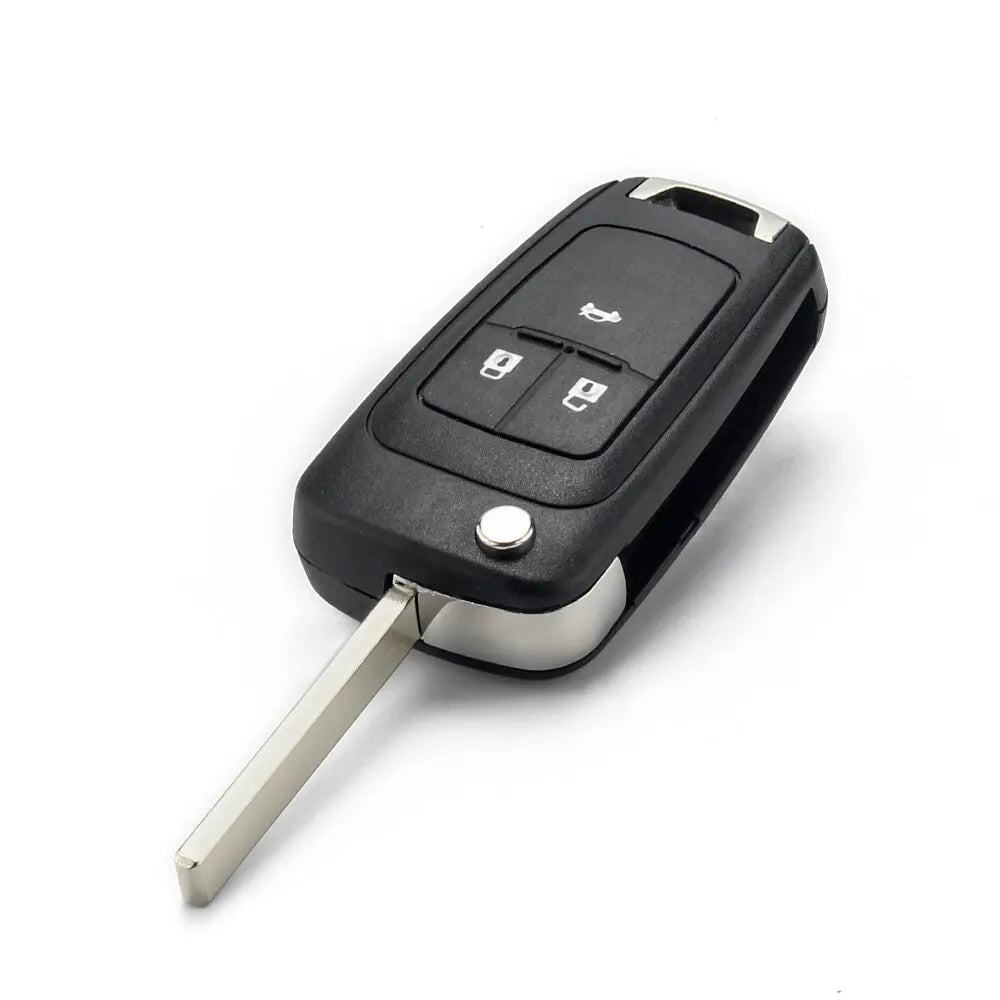 KEYYOU Flip Folding Remote Car Key Shell For Chevrolet Cruze Epica Lova Camaro Impala