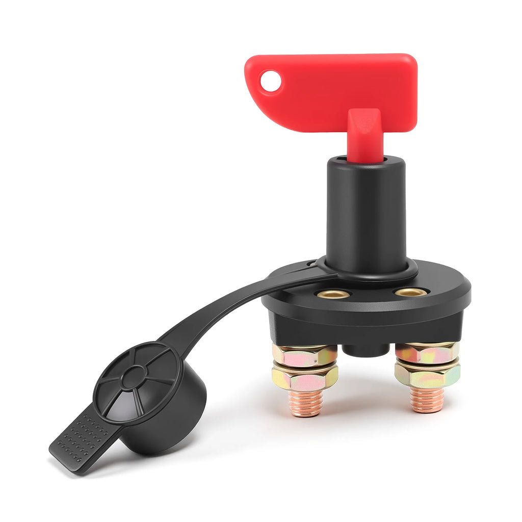 DC 12V-24V Vehicle Switch Car Battery Disconnect  Auto Car Truck Boat Battery Isolator Disconnect Cut Off Switch with Removable
