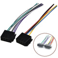 Car Stereo Radio ISO Cable Adapter ABS Universal Male Plug To Female Connector Wiring Harness Automobile Accessories