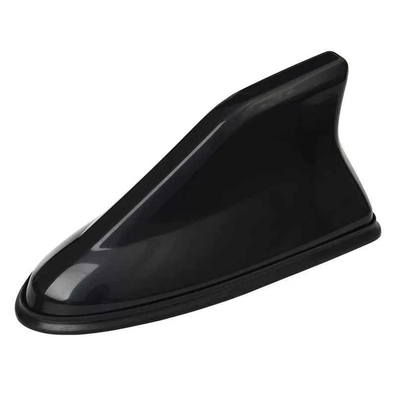 16cm Universal Carbon Fiber Look Car Roof Top Mount Shark Fin Aerial Antenna Toppers Auto Radio AM FM Antenna Signal Amplifier