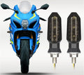 8mm Mini Motorcycle LED Turn Signal Lights Amber Flashing Light Blinker Turn Signal Lamp 12V Moto Indicator Lamp Accessories