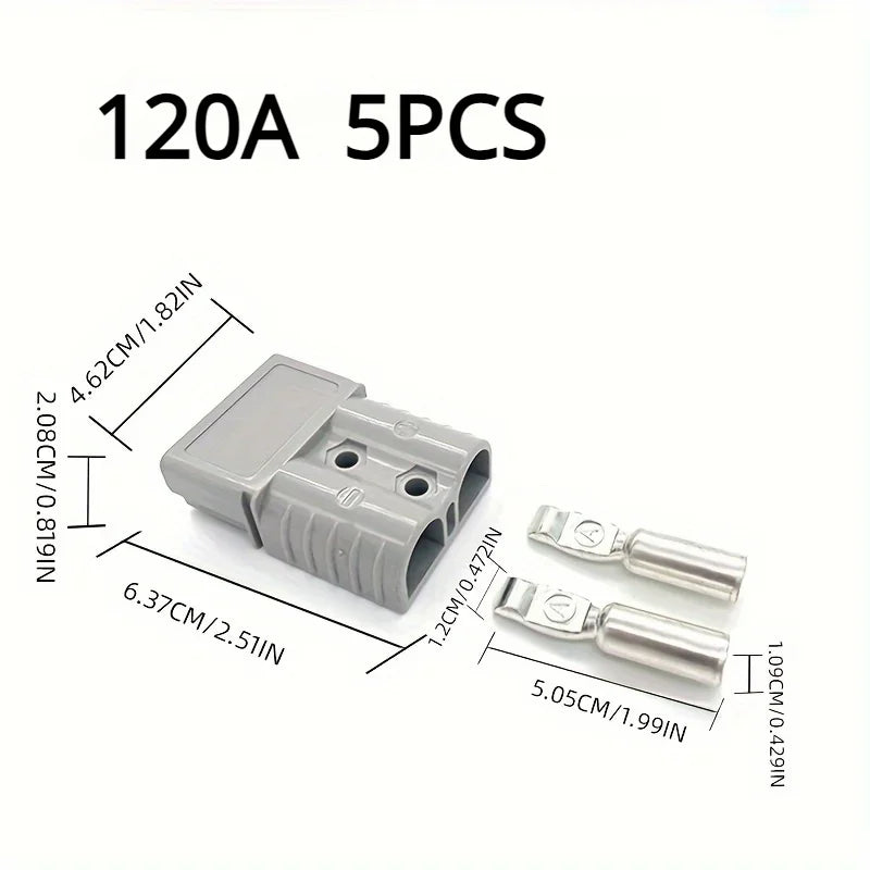 5/10pcs 50A/120A/175A/350A Battery Quick Connect Disconnect Connector 600V Towing Winch Quick Connect Wire Harness Plug