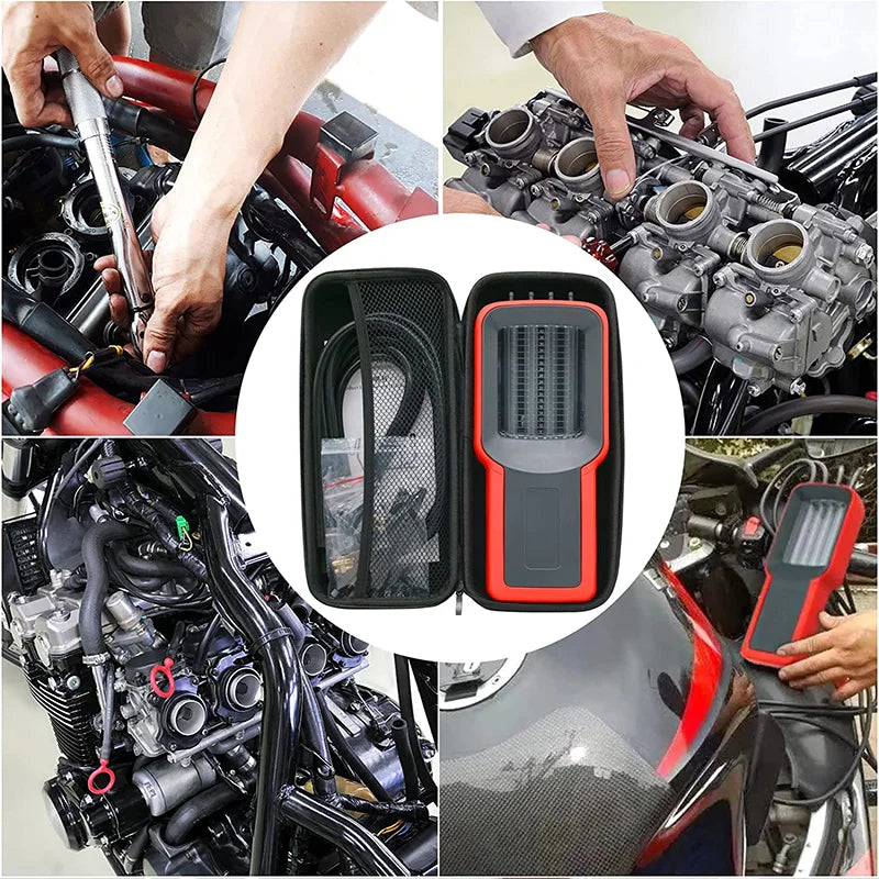 Universal Carburetor Synchronizing Carb Synchrometer Tool Synchronizer Vacuum Gauge Motorcycle 1 & 2 & 4 Cylinder Sync