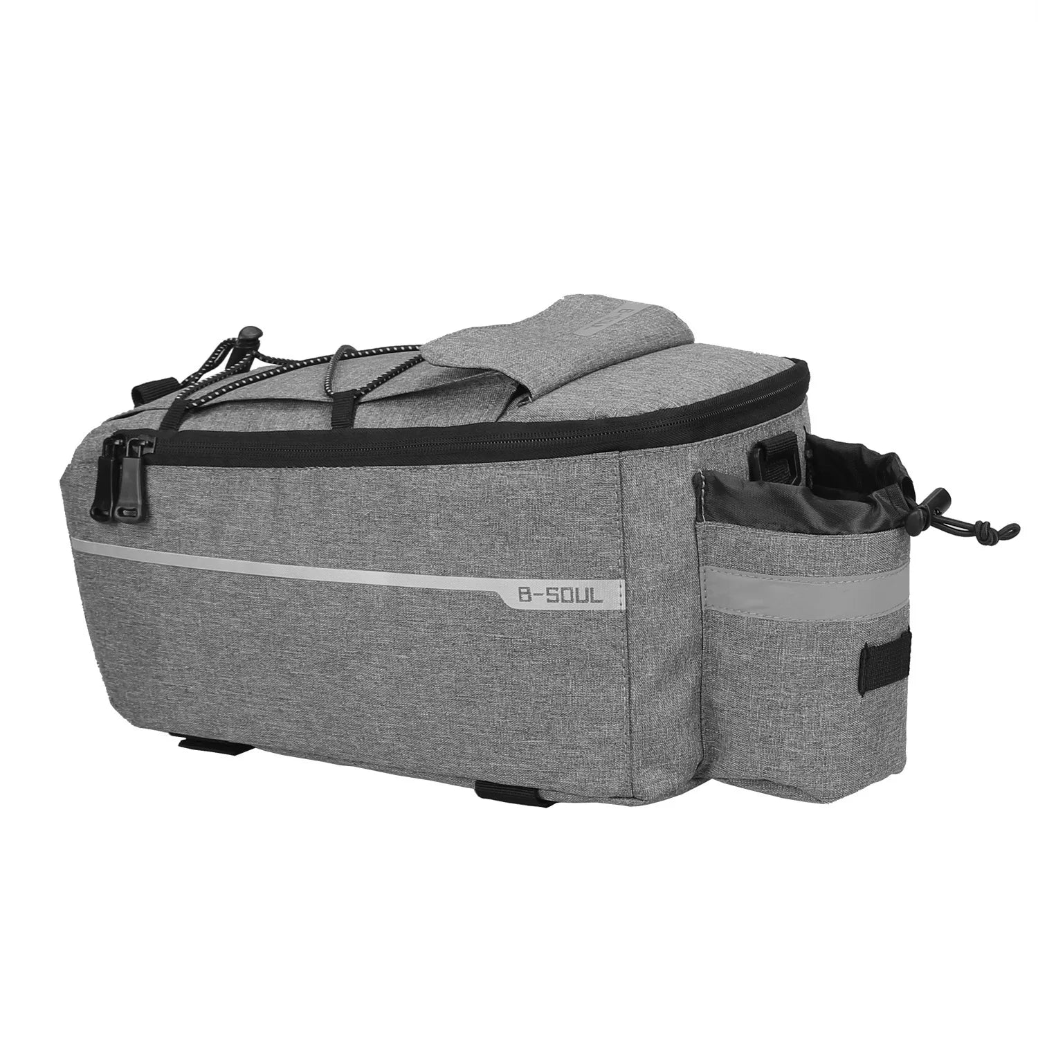 Electric folding rack bag for ground bikes, camel bag accessories, and rear seat bag for riding equipment