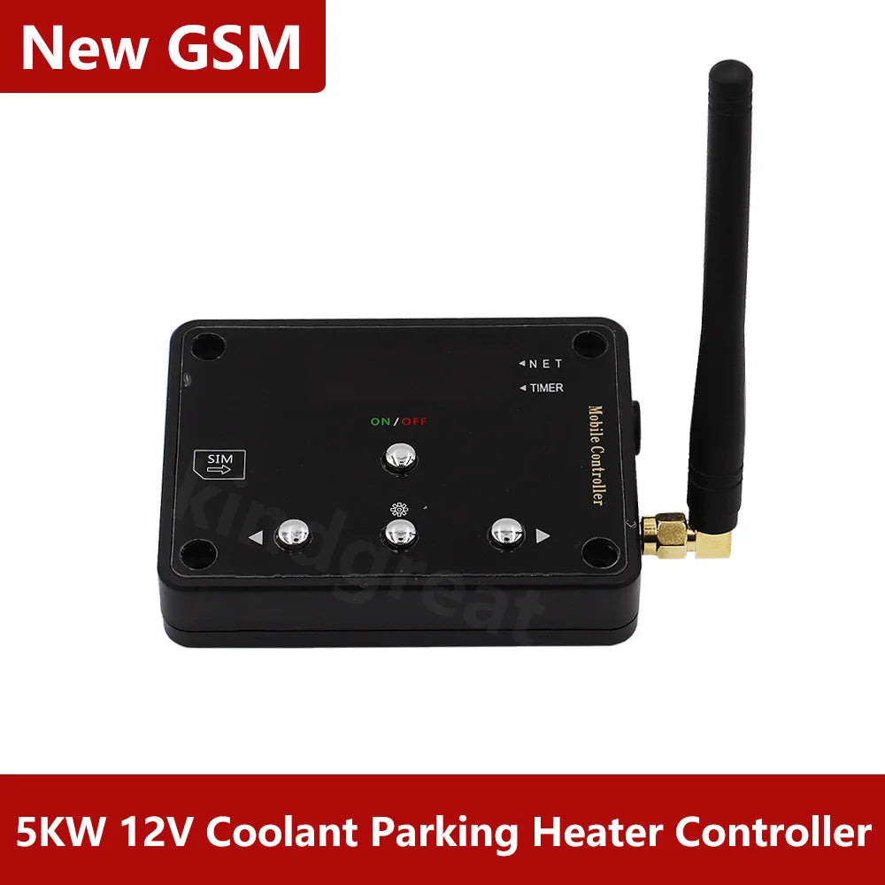 12V 5KW Coolant Parking Heater Controller LCD/GSM Phone Controller fit RV Boat Caravan Motorhome Car Hydronic Heater