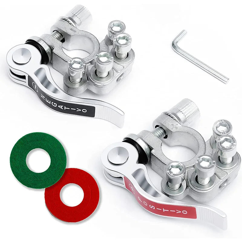 Car Cable Connector Battery Bornes Main Cable Post Clamp Terminal 12V 6V 24V UTV Tractor Truck Battery Terminal